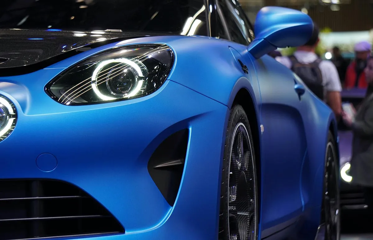 Custom Blue Vinyl Car Wrap Installed on a Lotus in Bellevue, WA